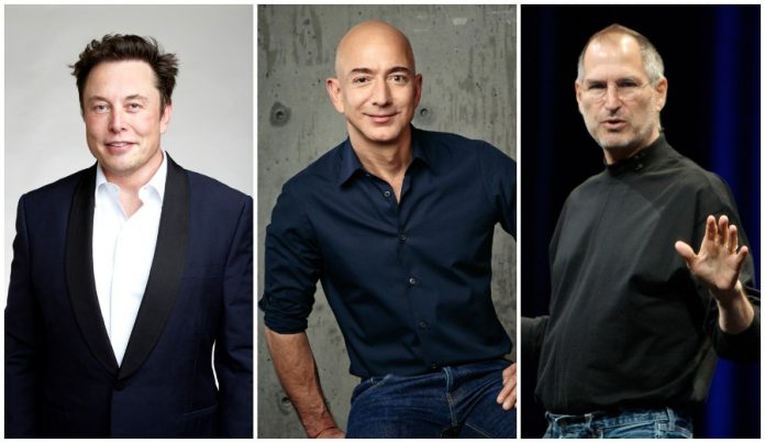 ilon mask džef bezos stiv džobs
