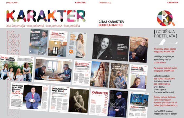 Magazin KARAKTER – novi broj jedinstvenog časopisa karakter magazin